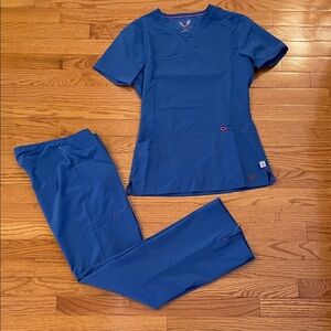 Blue Scrub Set